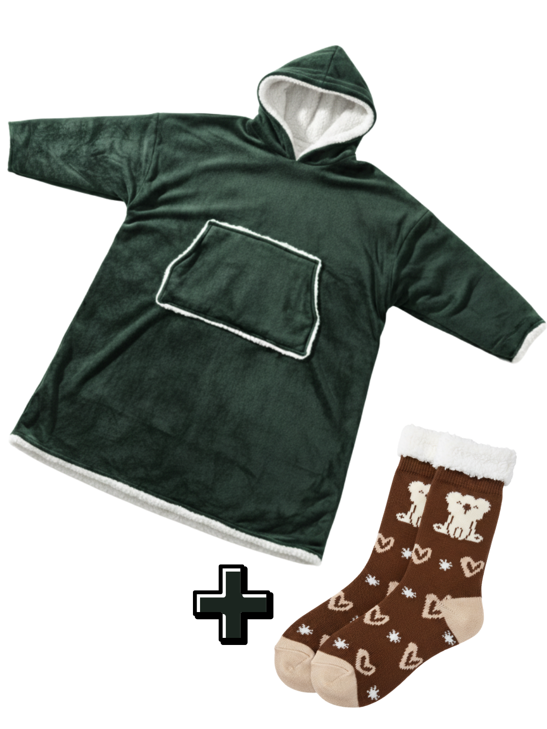 Capuche Emelle + Chaussettes Sherpa Standard