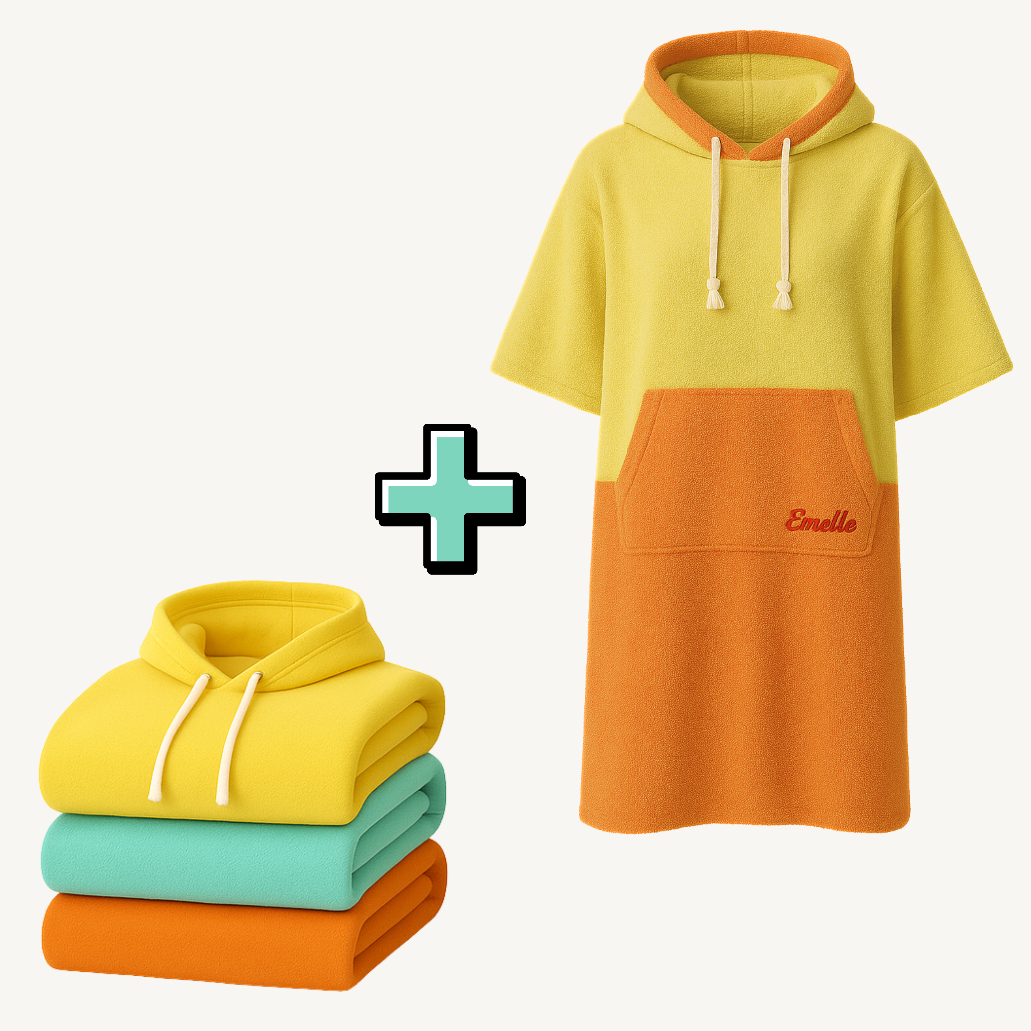 3 Ponchos Acheté = 1 Poncho GRATUIT